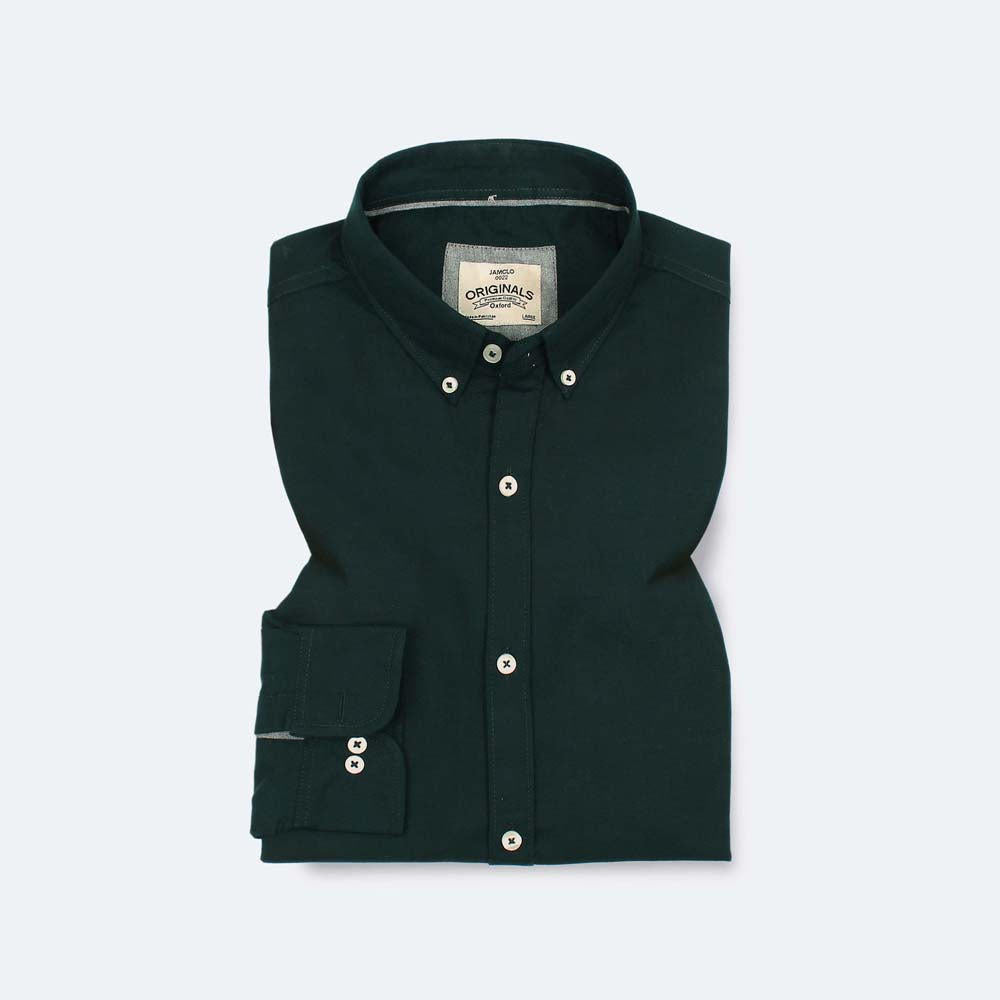 Green Oxford Shirt - Jamclo Originals