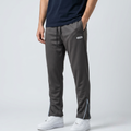 Men's Gray Bottom Zipper Loose Fit Trouser