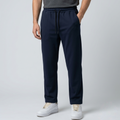 Men's Navy Cross Pocket Loose Fit Trousers