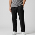 Men's Black  Cross Pocket Loose Fit Trousers