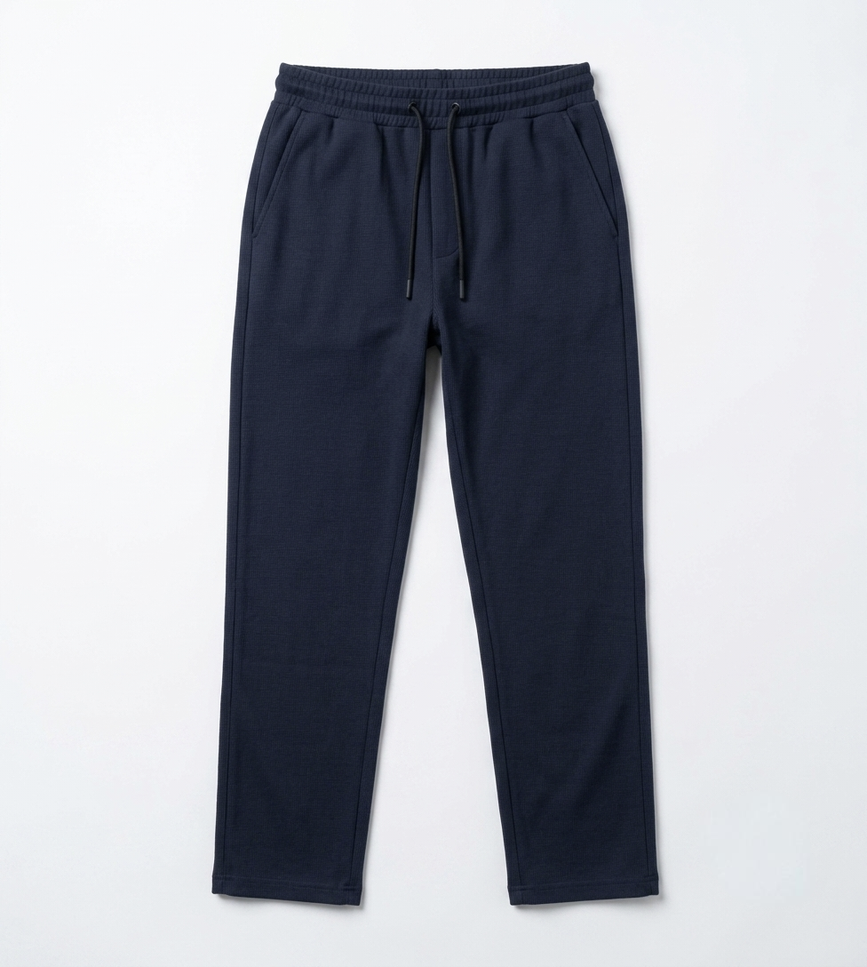 Men's Navy Cross Pocket Loose Fit Trousers