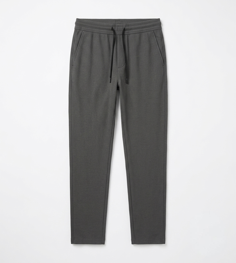 Men's Gray Cross Pocket Loose Fit Trousers