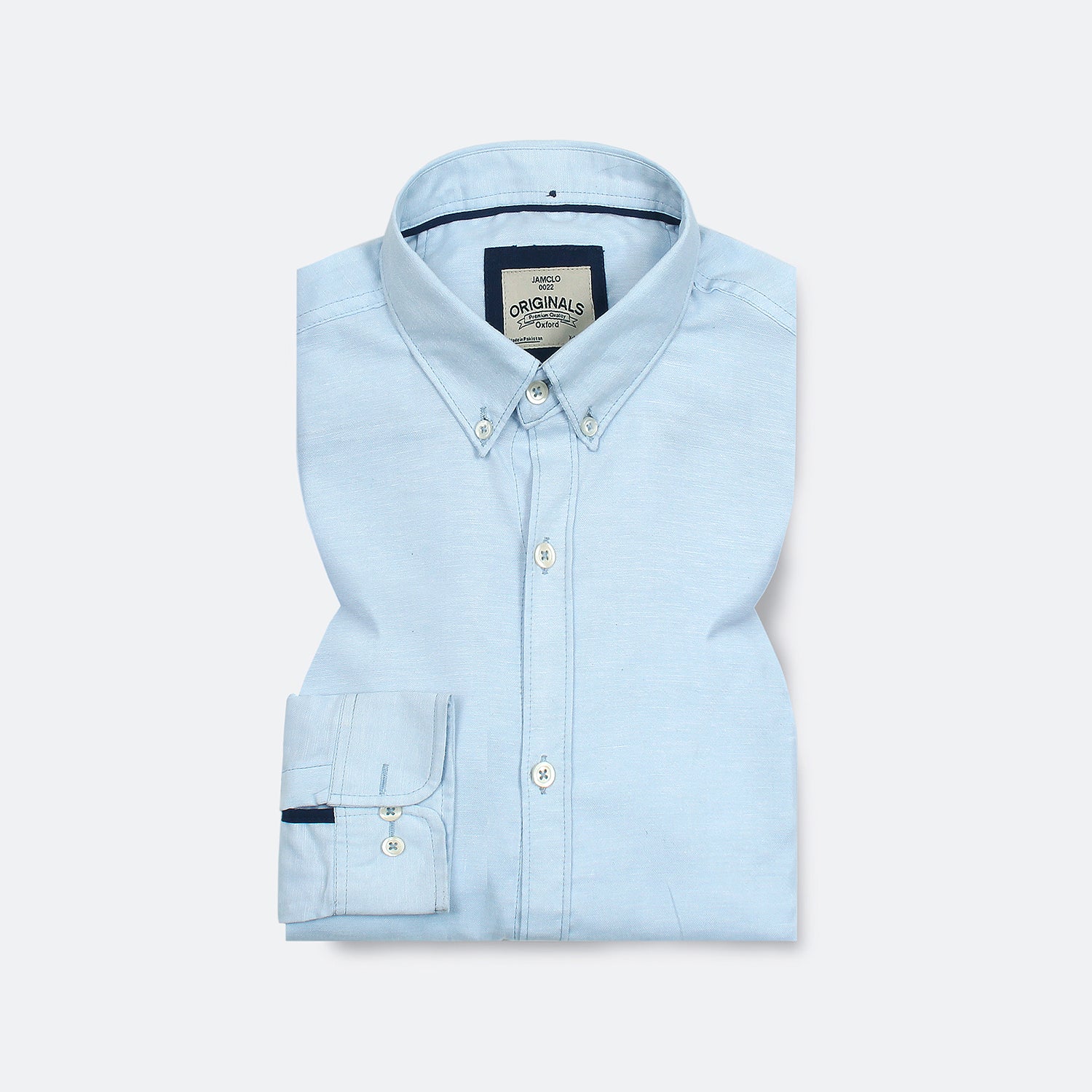 Ice Blue Oxford Shirt - Jamclo Originals