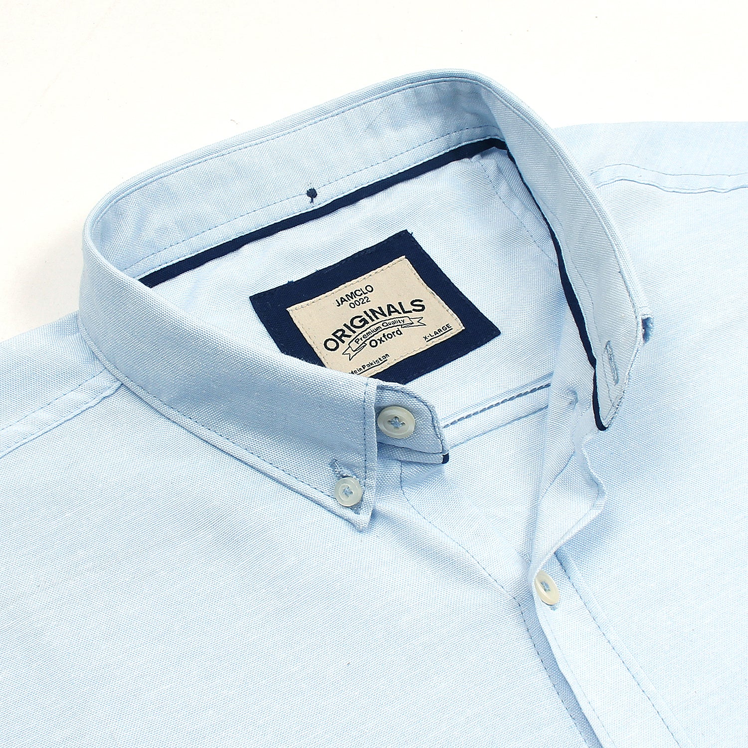 Ice Blue Oxford Shirt - Jamclo Originals