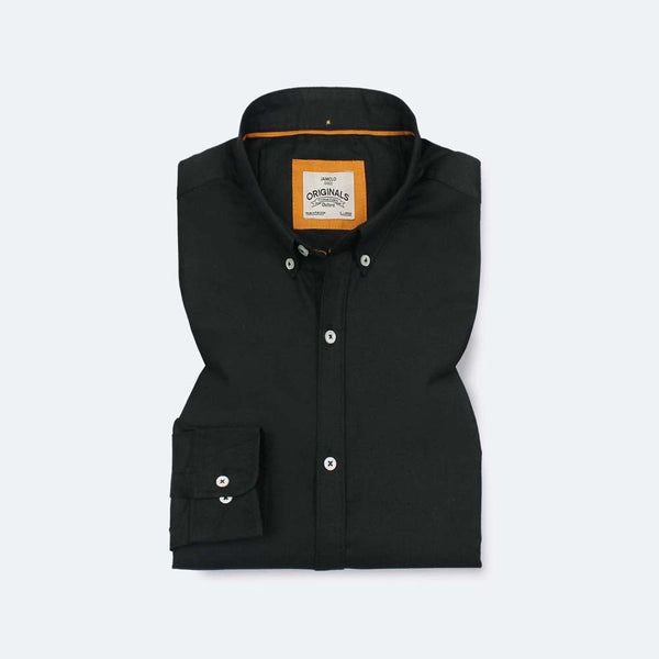 Jet Black Oxford Shirt