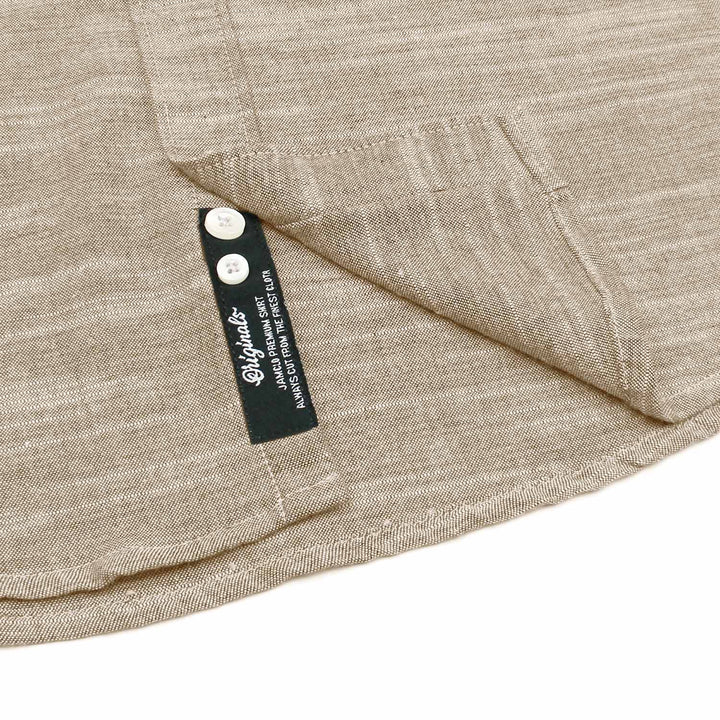 Latte Slub Oxford Shirt - Jamclo Originals