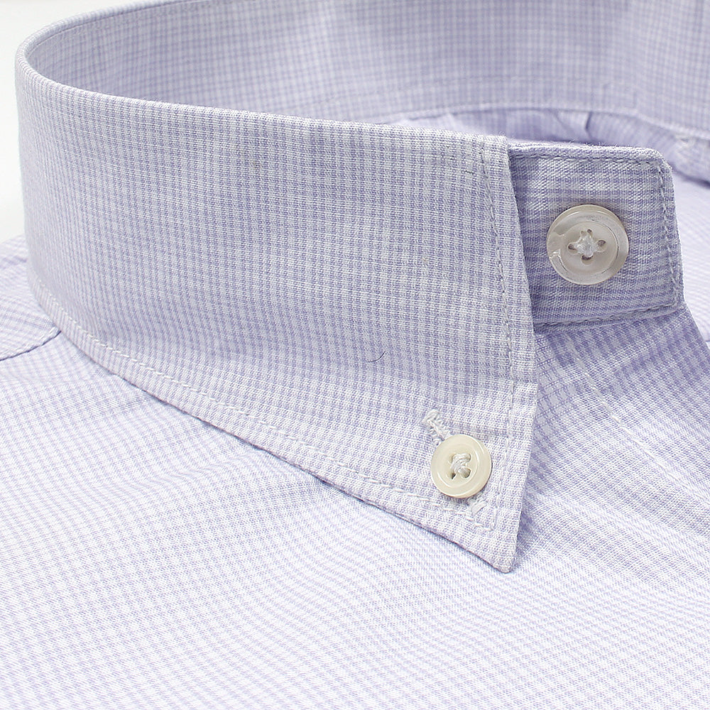 Lavender N' White Check Shirt - Jamclo Originals