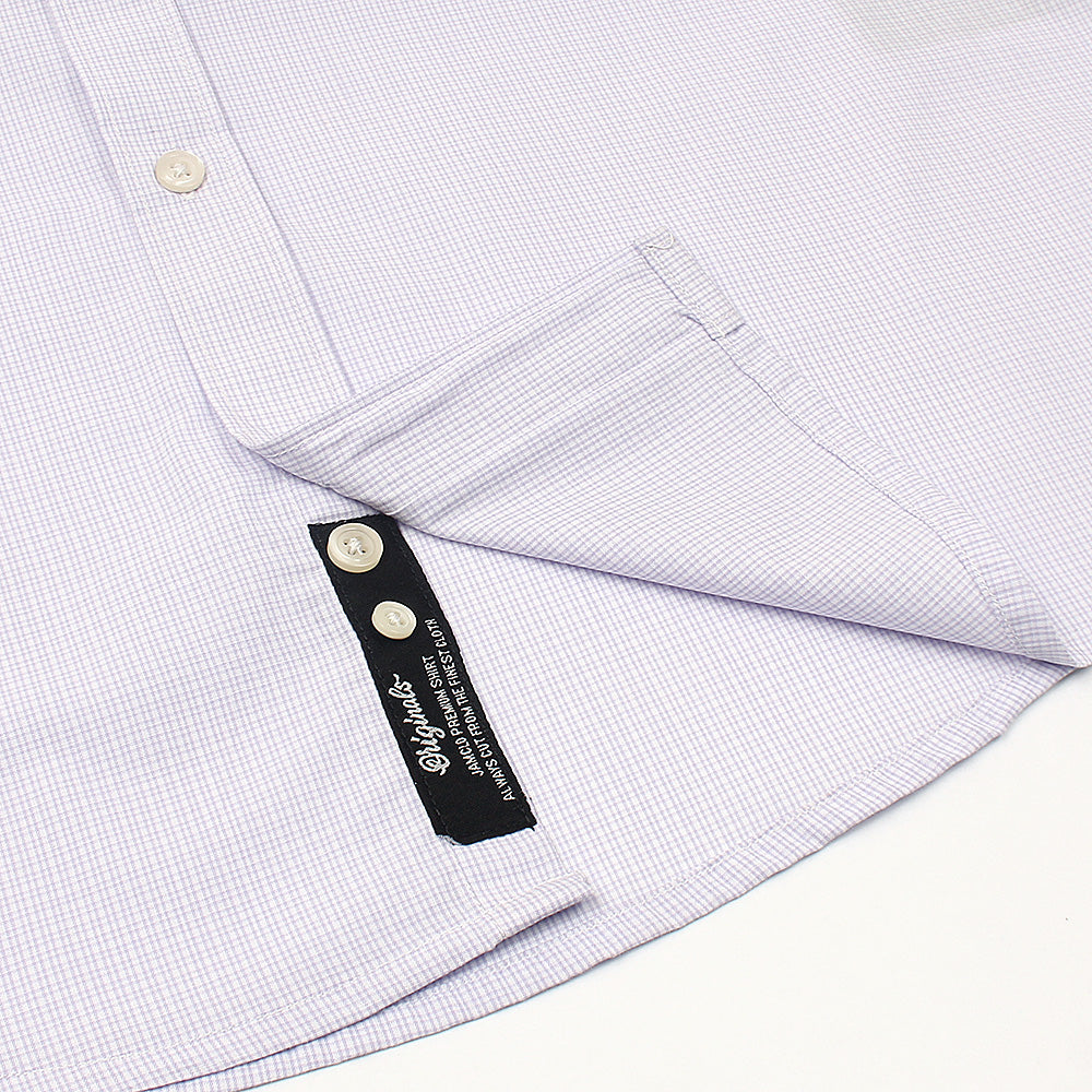 Lavender N' White Check Shirt - Jamclo Originals