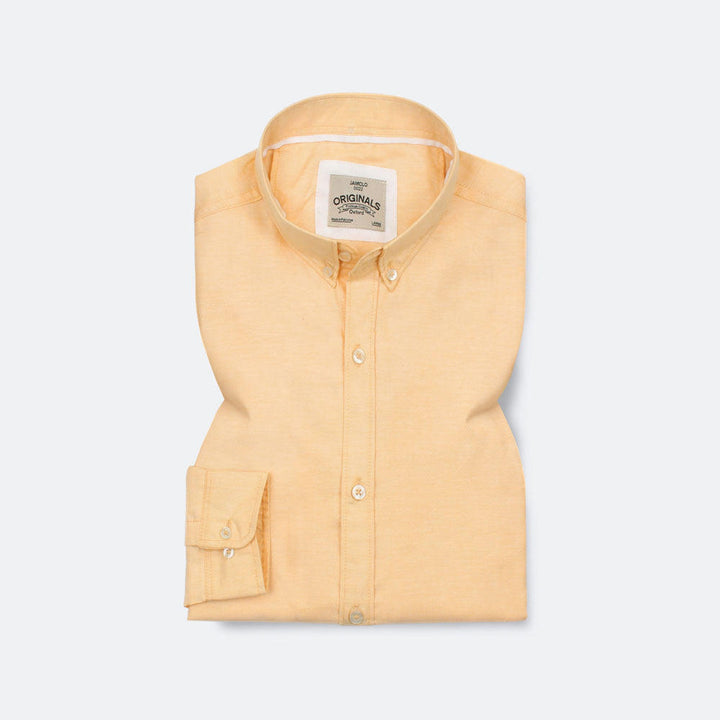 Light Apricot Oxford Shirt - Jamclo Originals