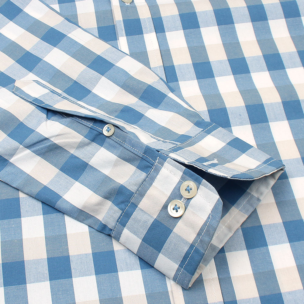 Mini Blue Box Check Shirt - Jamclo Originals