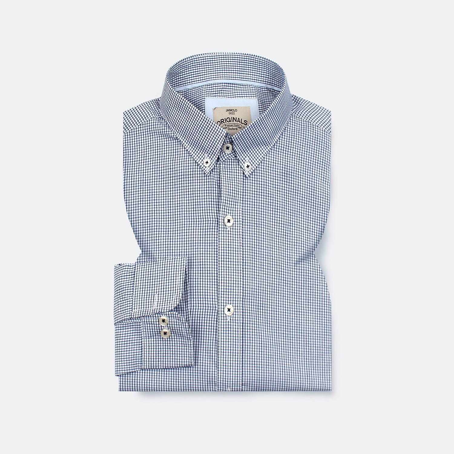Mini Blue Check Shirt - Jamclo Originals