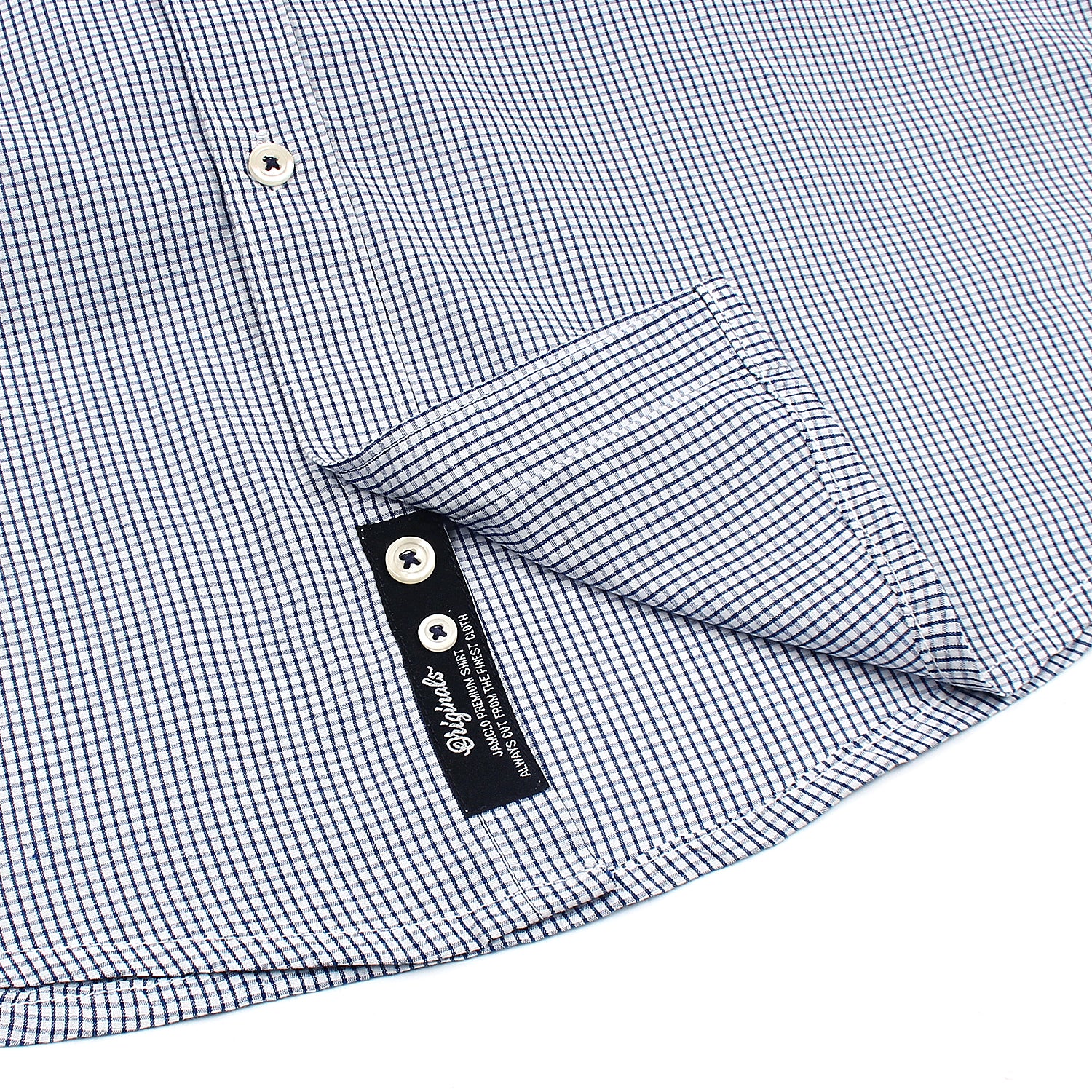 Mini Blue Check Shirt - Jamclo Originals
