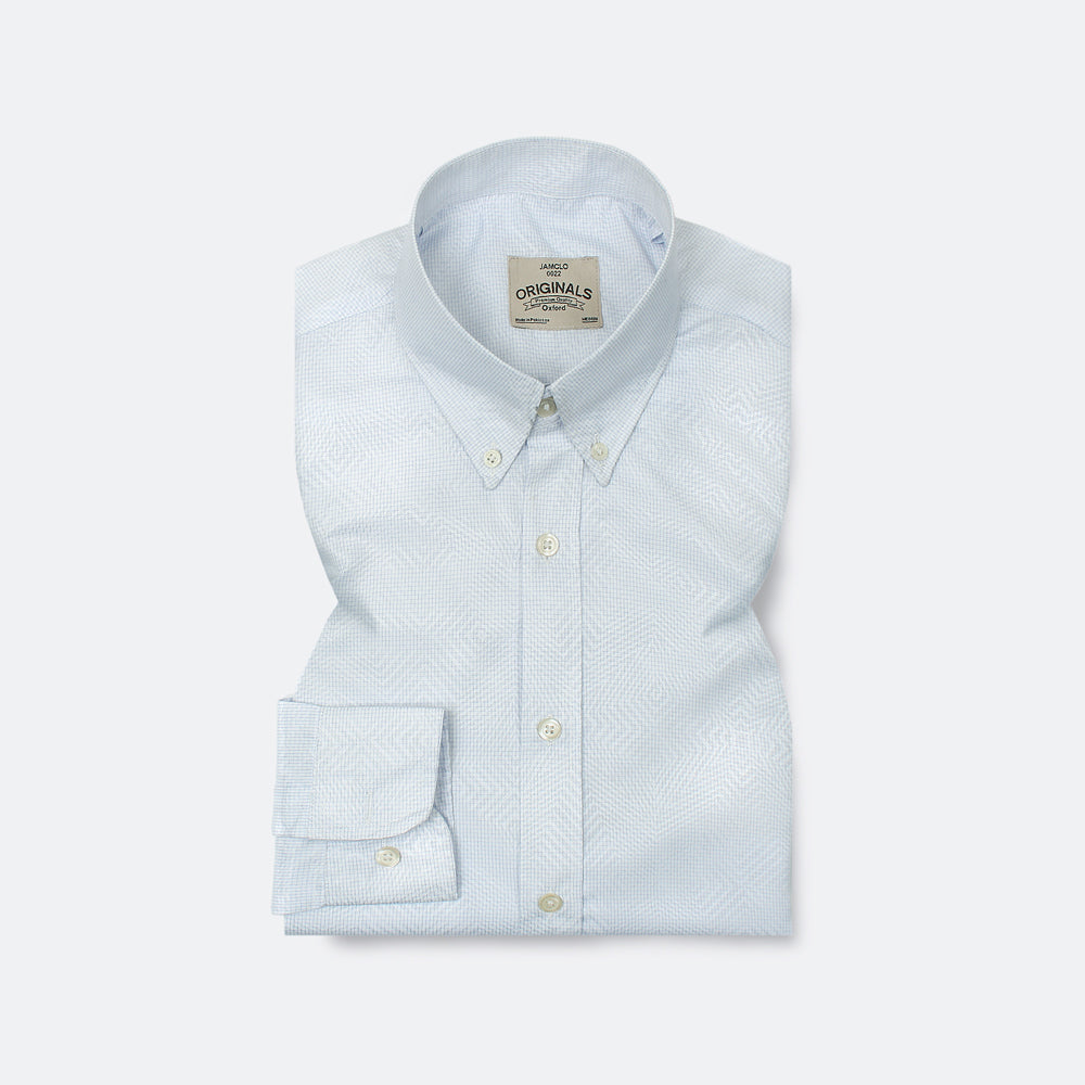 Mini Blue N' White Shirt - Jamclo Originals