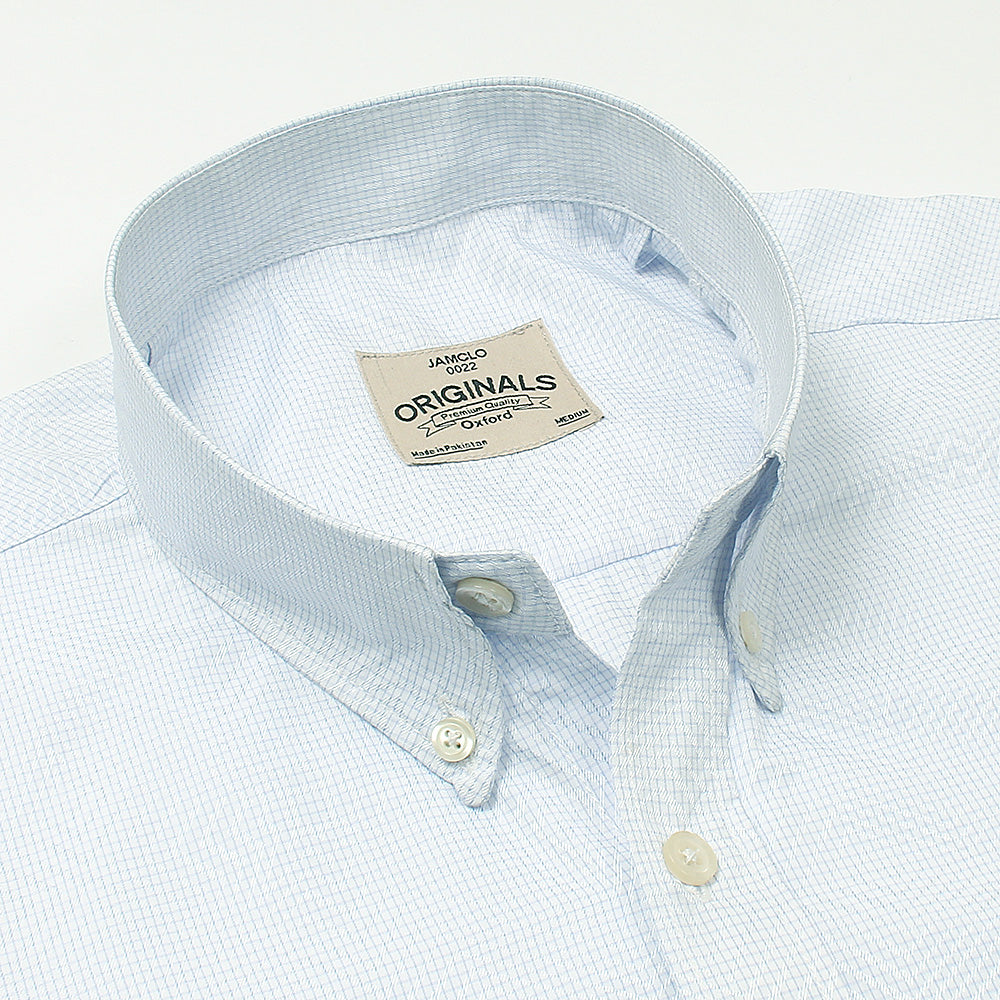 Mini Blue N' White Shirt - Jamclo Originals