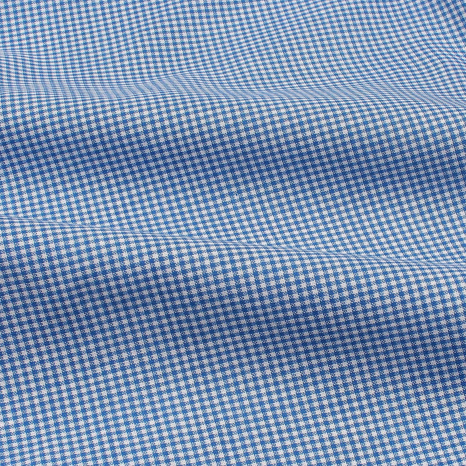 Mini Mild Blue N' White Check Shirt - Jamclo Originals