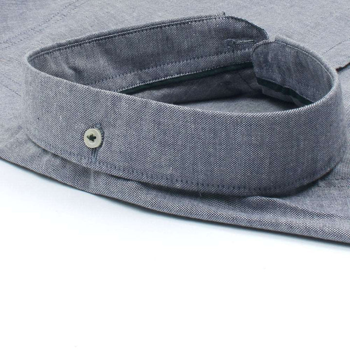 Double Tone Light Grey Oxford Shirt