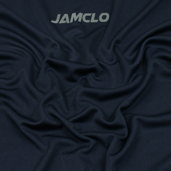 Navy Blue Both Shoulder Stripes T-Shirt - Jamclo Originals