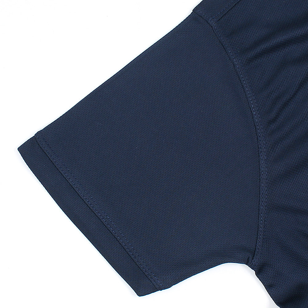 Navy Blue Mesh Casual Shirt - Jamclo Originals