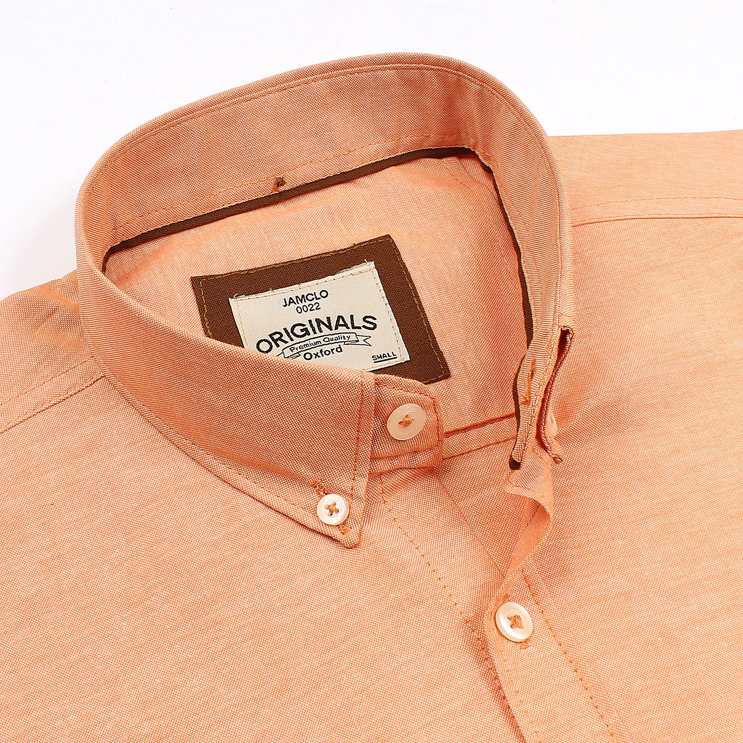 Peach Oxford Shirt - Jamclo Originals