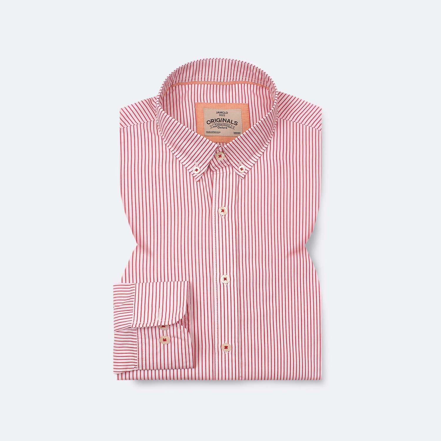 Red N' White Stripes Shirt - Jamclo Originals
