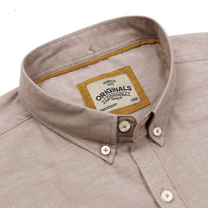 Grey Rose Oxford Shirt