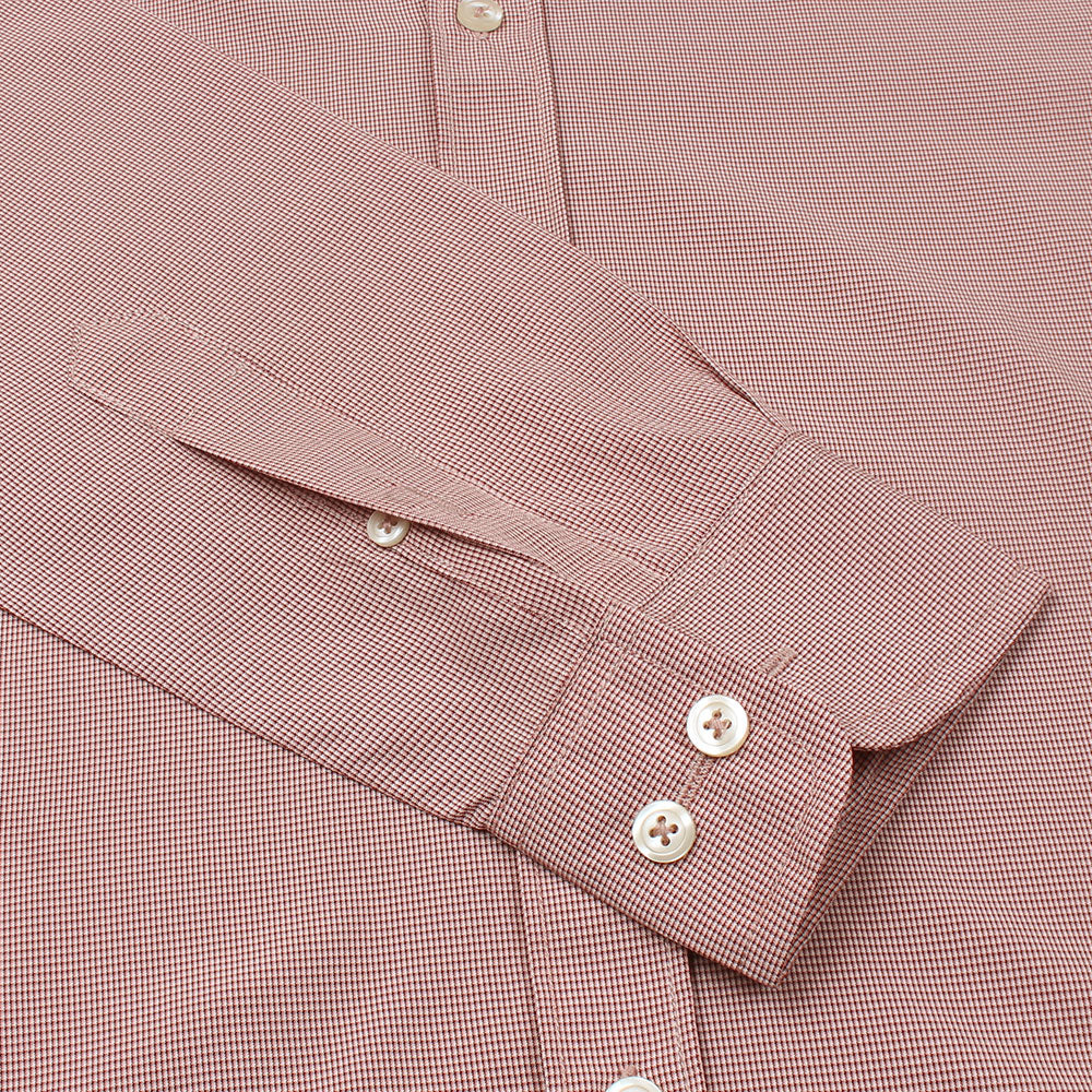 Rose Brown Check Shirt - Jamclo Originals