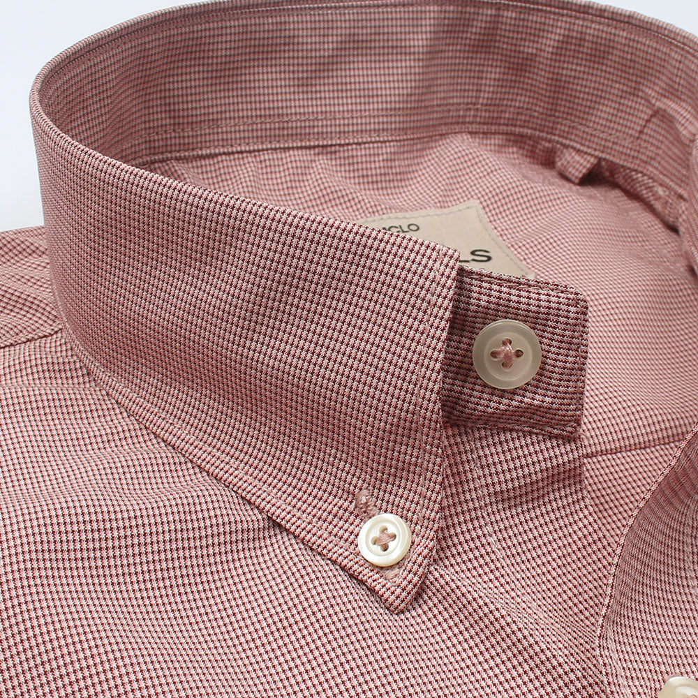 Rose Brown Check Shirt - Jamclo Originals