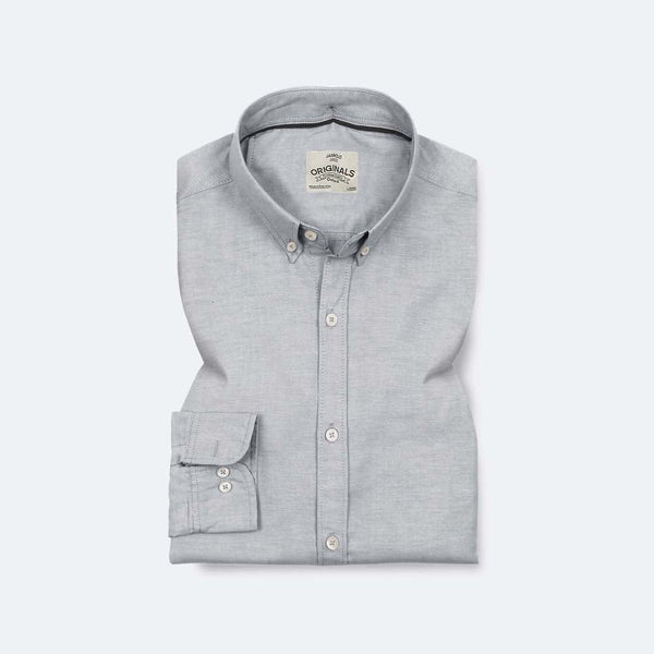 Shining Silver Oxford Shirt