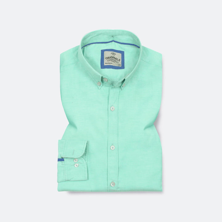 Sweet Aqua Oxford Shirt