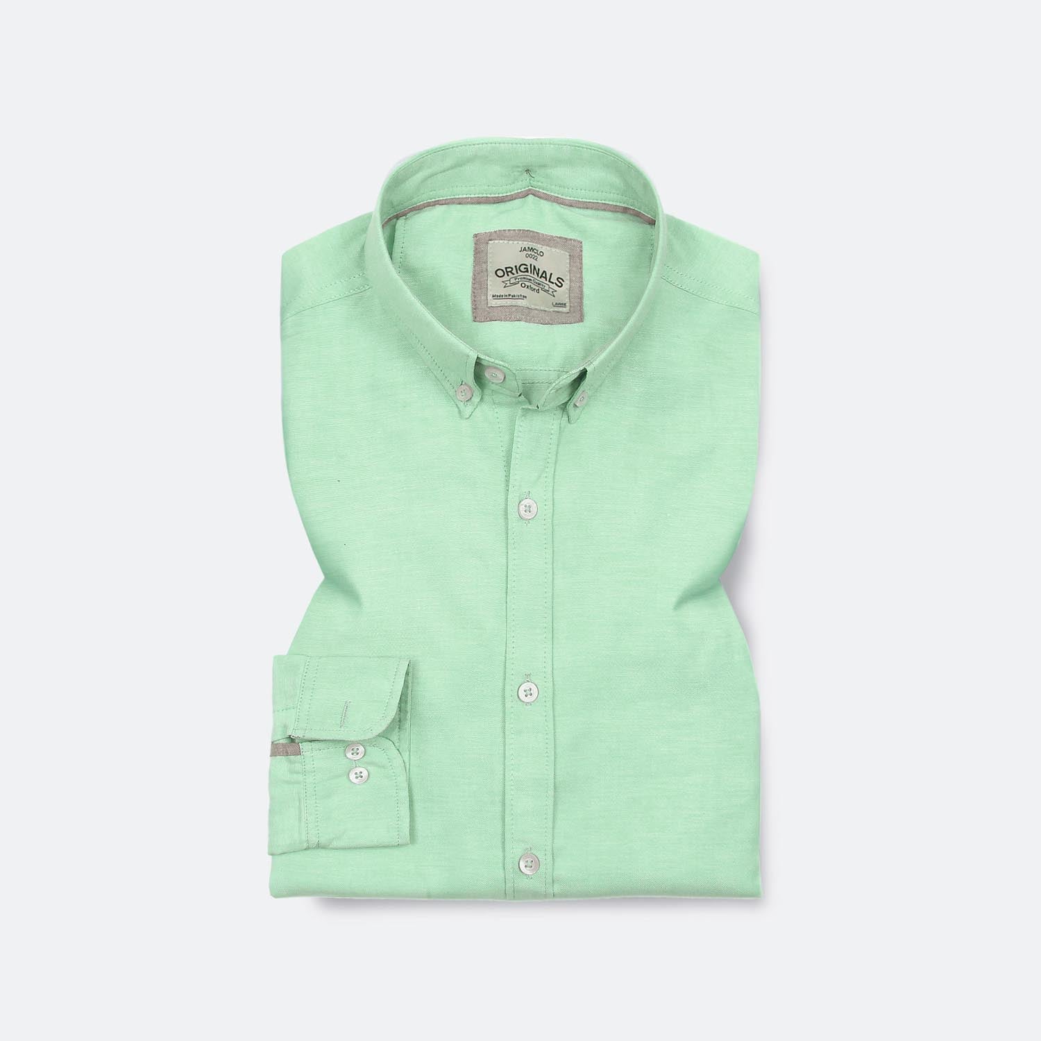 Winter Green Mint Oxford Shirt - Jamclo Originals