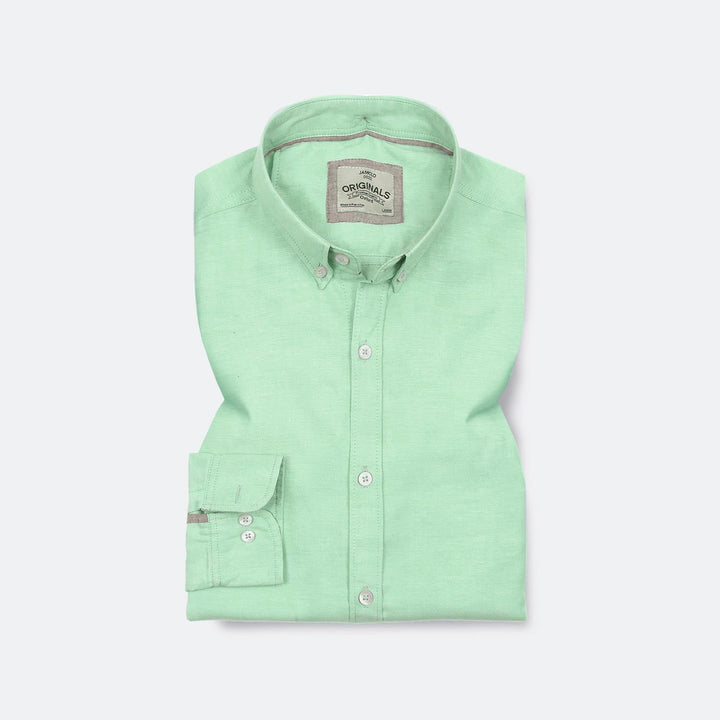 Winter Green Mint Oxford Shirt