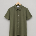 Jamclo Premium Half Sleeve Casual Olive Shirt