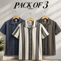 Pack Of 3 Half Sleeve Casual