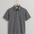Jamclo Premium Half Sleeve Casual Stone Grey Shirt