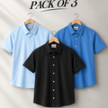 Pack Of 3 Half sleeve shirts