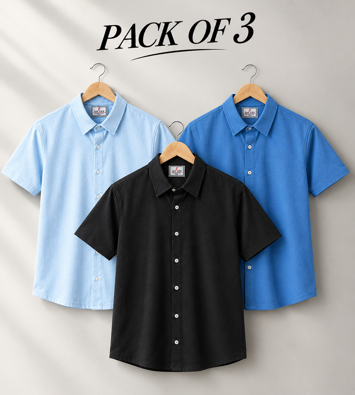 Pack Of 3 Half sleeve shirts