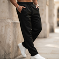 Baggy Fit Jet Black Trouser
