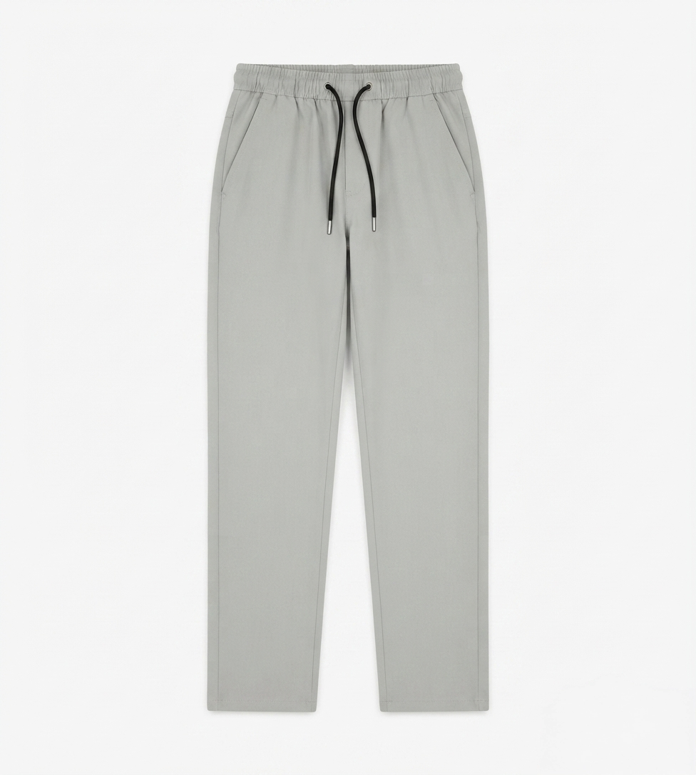 Baggy Fit Metallic Silver Trouser