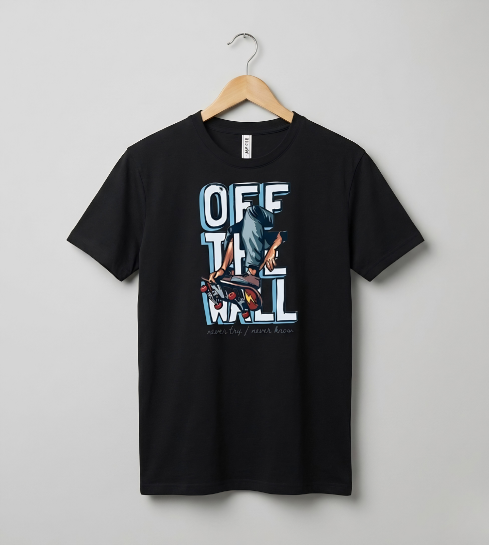 Skate Men’s Black Graphic Tee