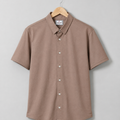 Jamclo Premium Half Sleeve Casual Mud Brown Shirt