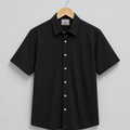 Jamclo Premium Half Sleeve Casual Deep Black Shirt