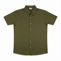 Jamclo Premium Half Sleeve Casual Olive Shirt