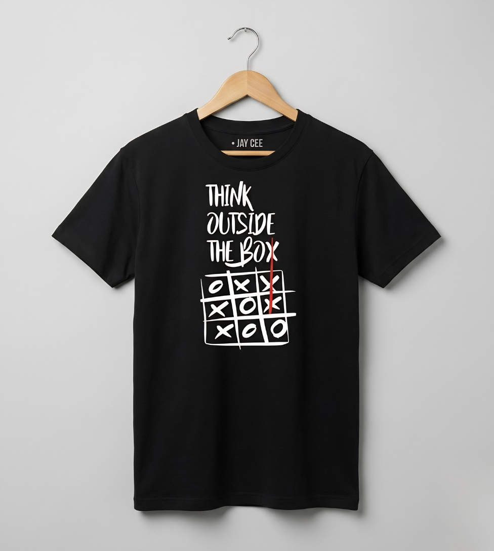Tick Box Men’s Black Graphic Tee