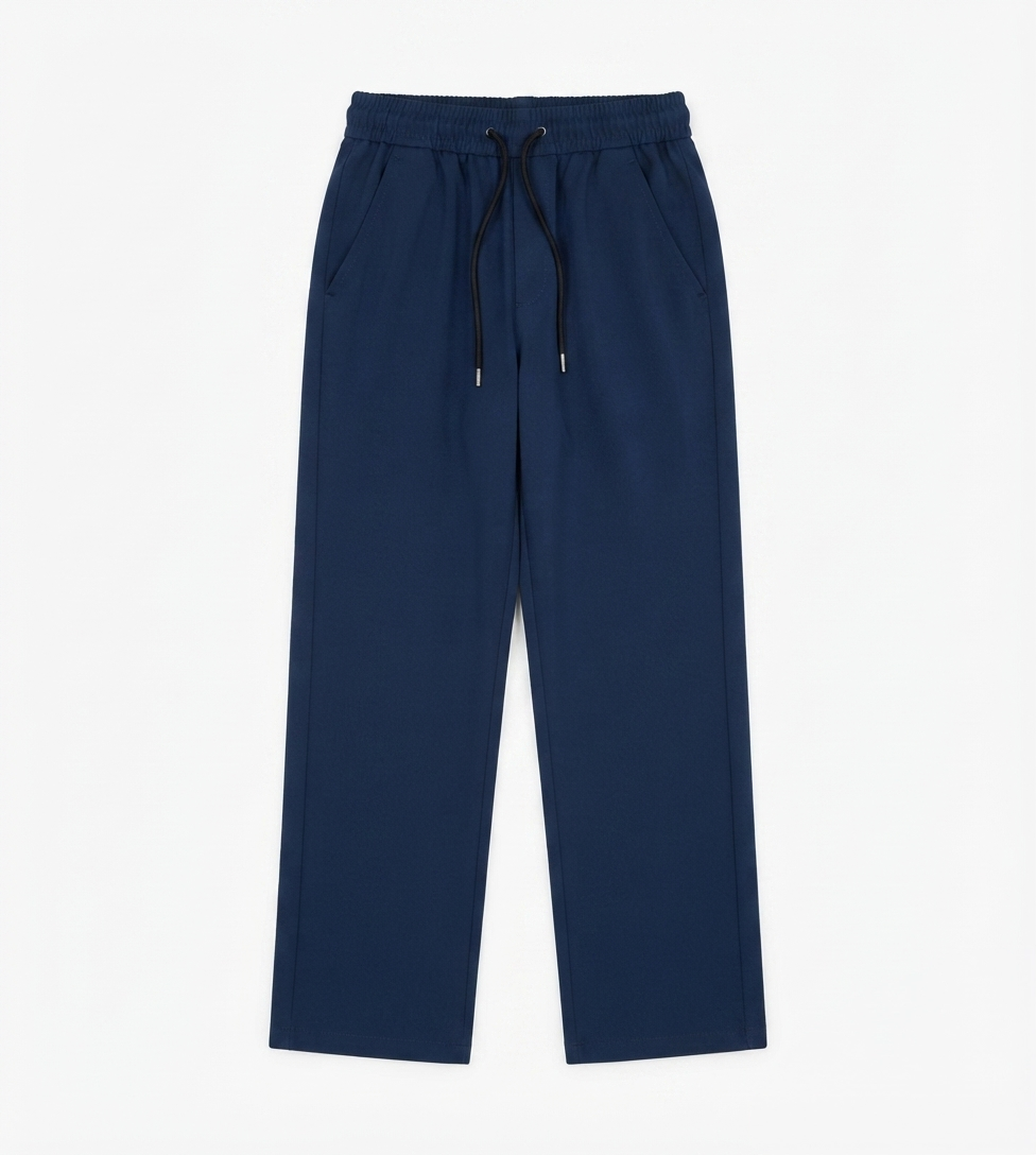 Baggy Fit Navy Micro Trouser