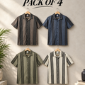 Pack Of 4 Half Sleeve Casual