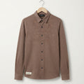 Winter Master Casual Double Knitted Shirt Lux-Brown
