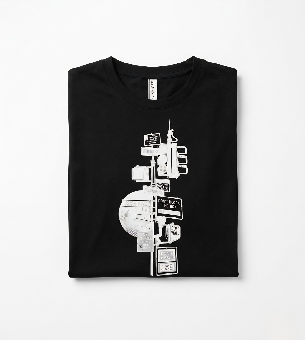 Signal Men’s Black Graphic Tee