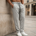 Baggy Fit Metallic Silver Trouser