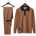 Winter Track-Suit Waffle Brown