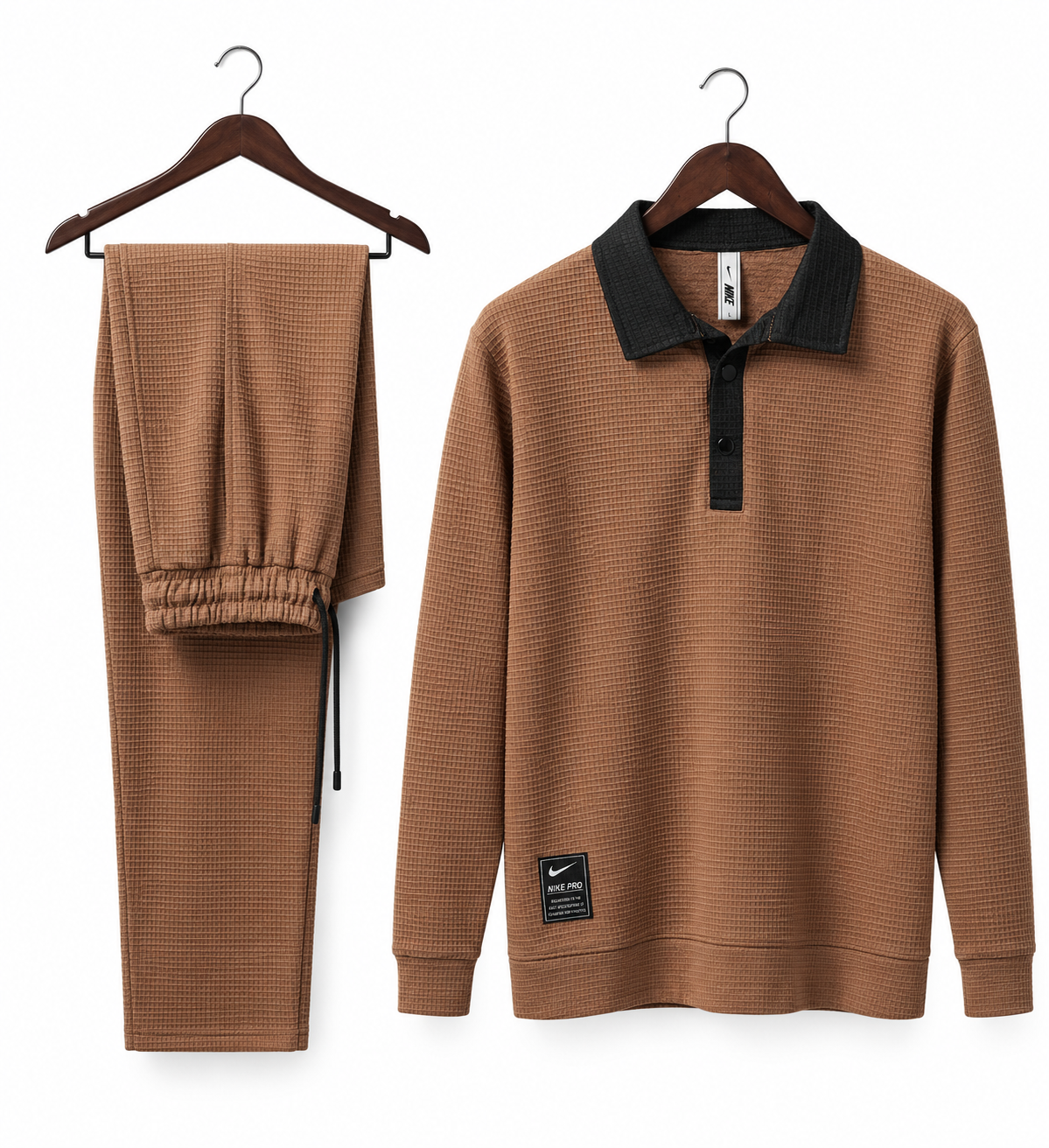 Winter Track-Suit Waffle Brown